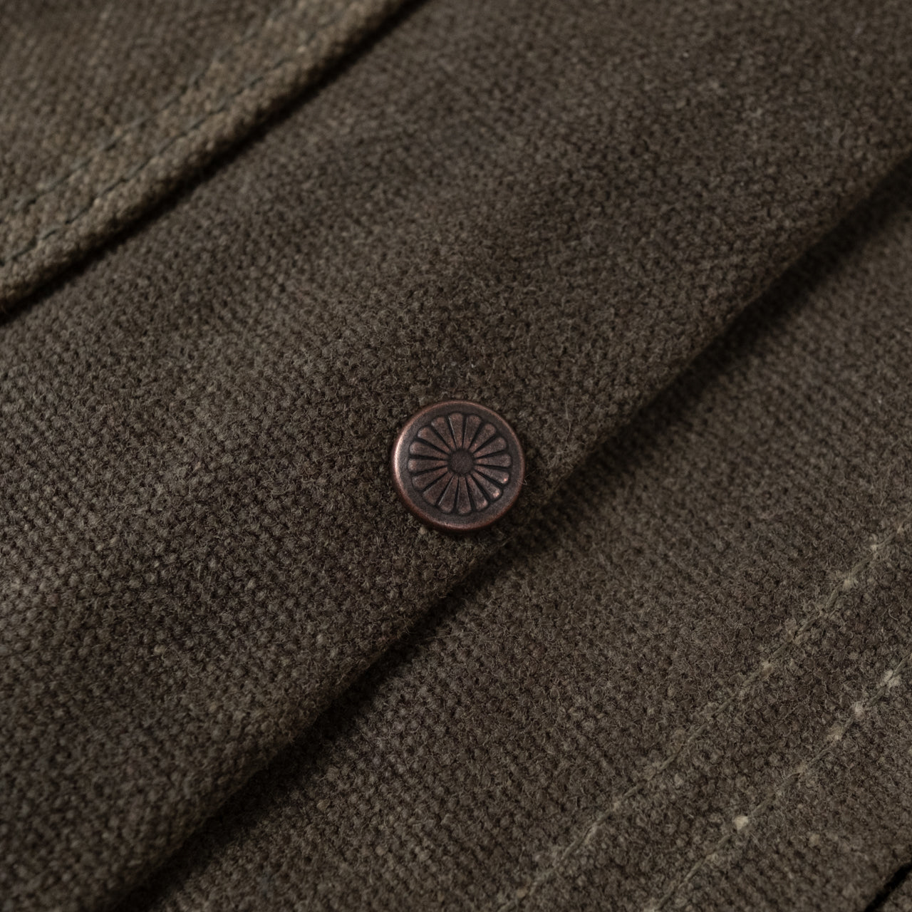 Faro Tobacco 20 oz. Heavy Waxed Canvas Red Plaid 