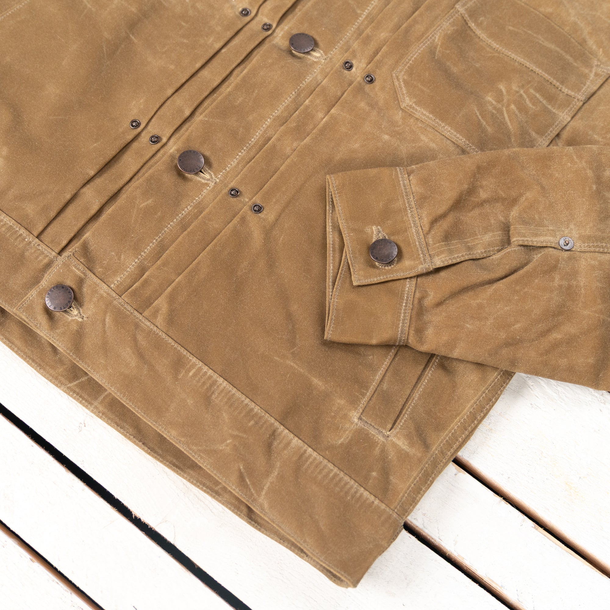 Veste Riders Toile Cirée Tumbleweed Intérieur Rouge
