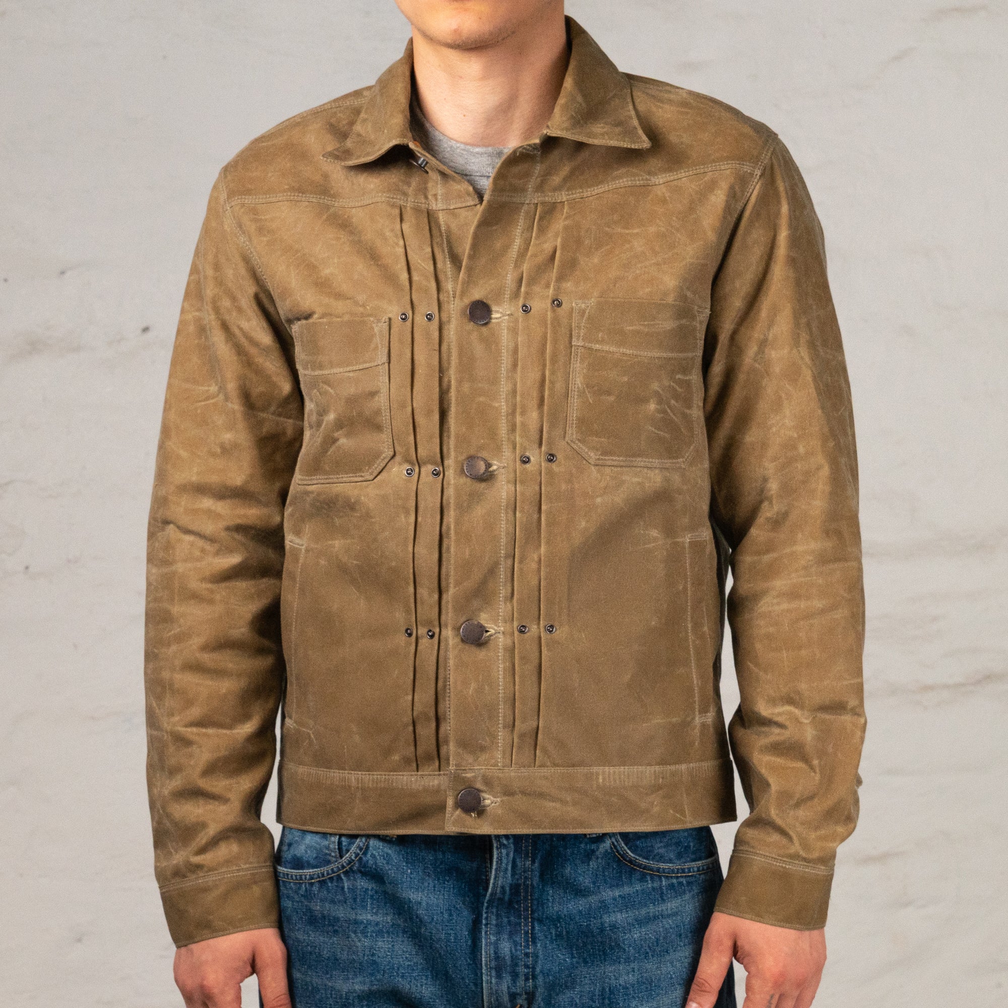 Veste Riders Toile Cirée Tumbleweed Intérieur Rouge
