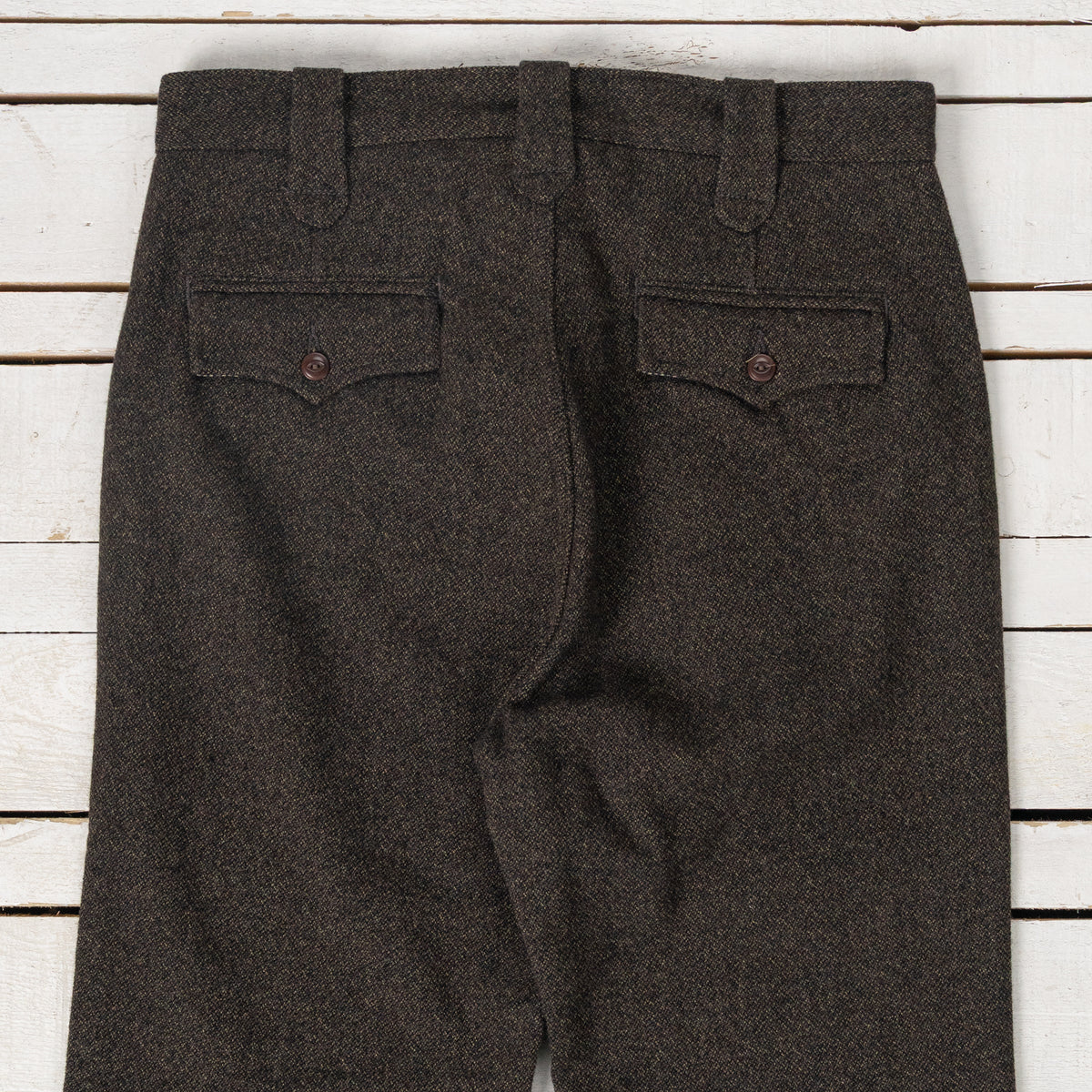 Duster Pant Brown Wool