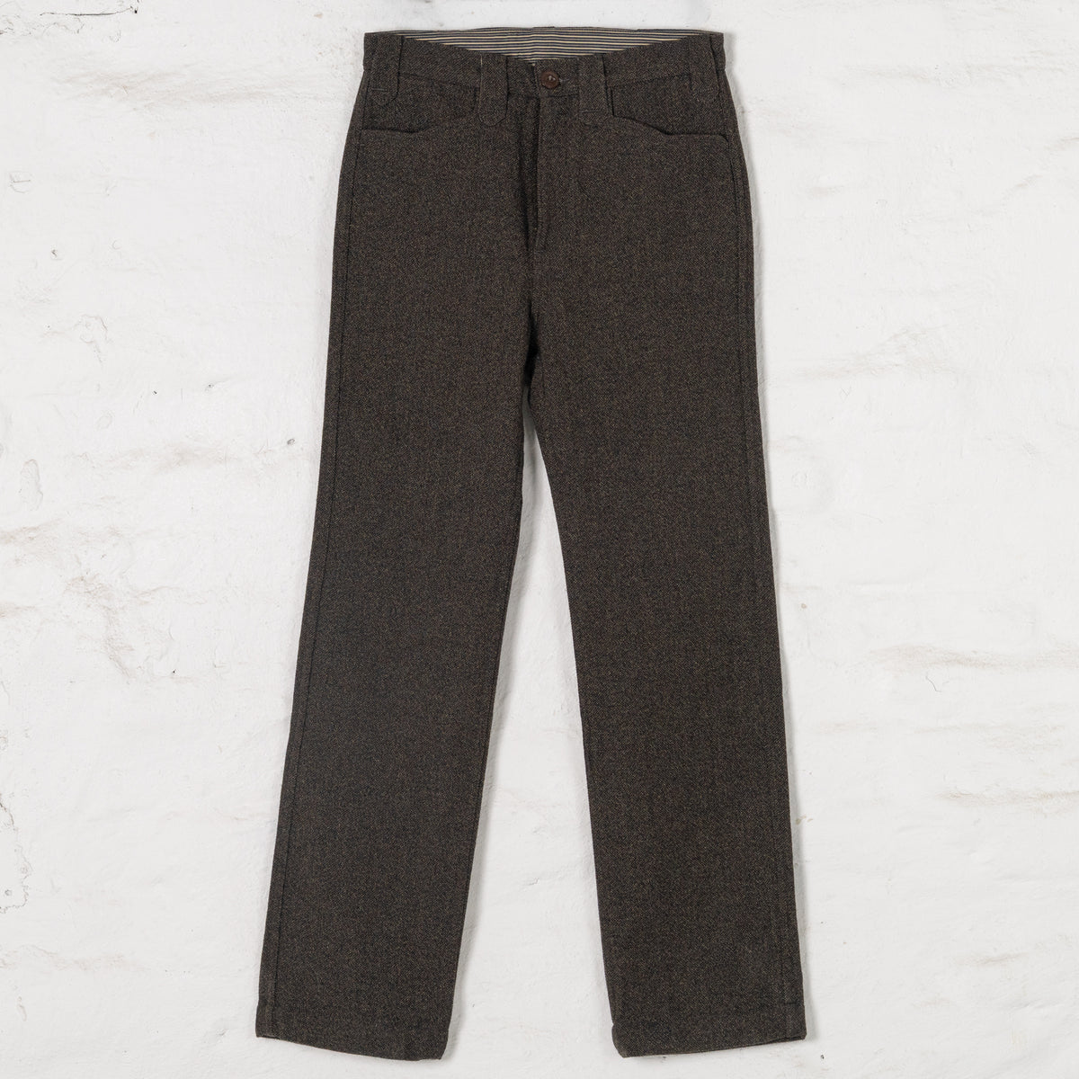 Duster Pant Brown Wool