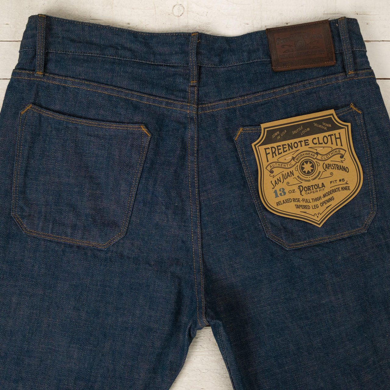 Portola Classic Taper 13 oz. Denim indigo