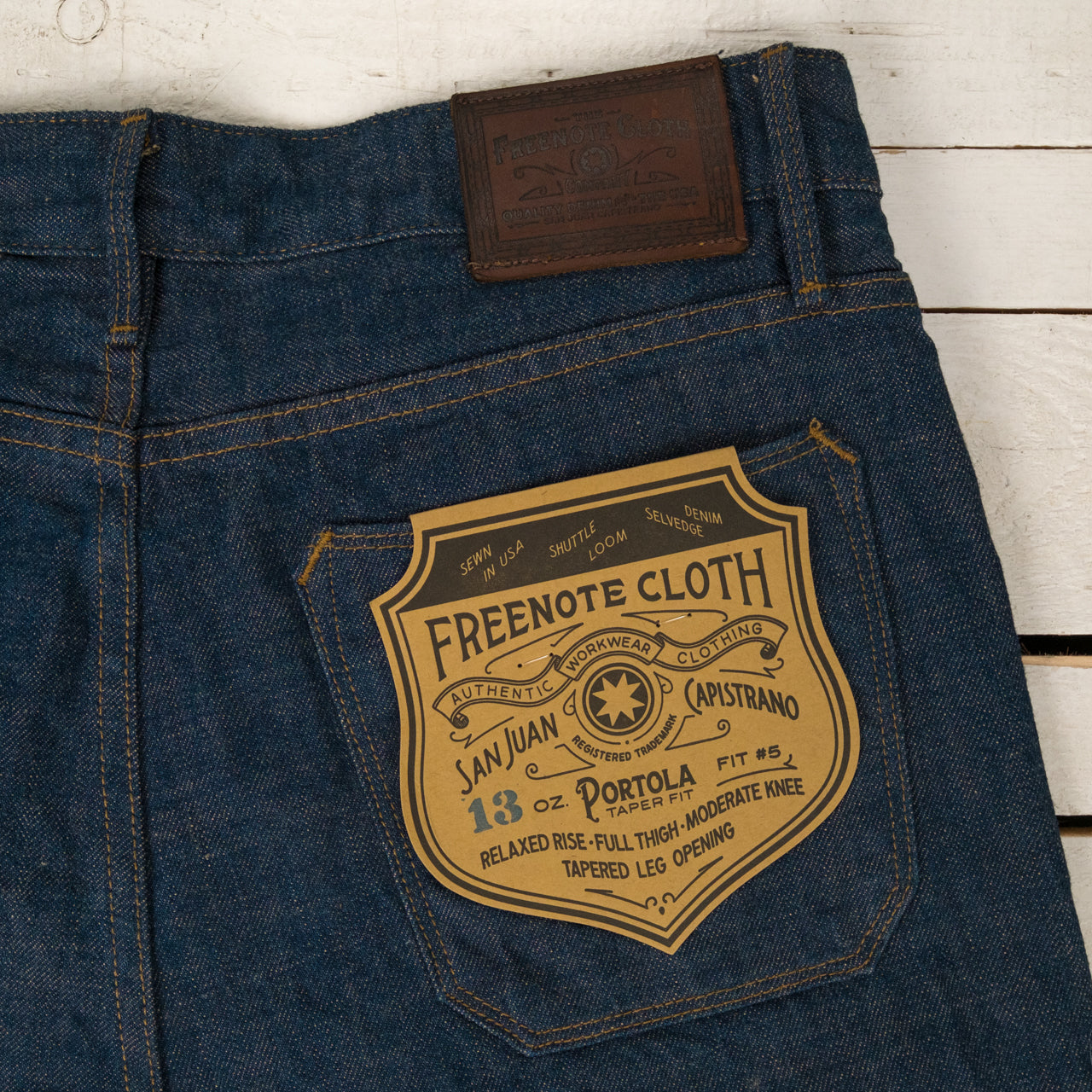 Portola Classic Taper 13 oz. Indigo Denim