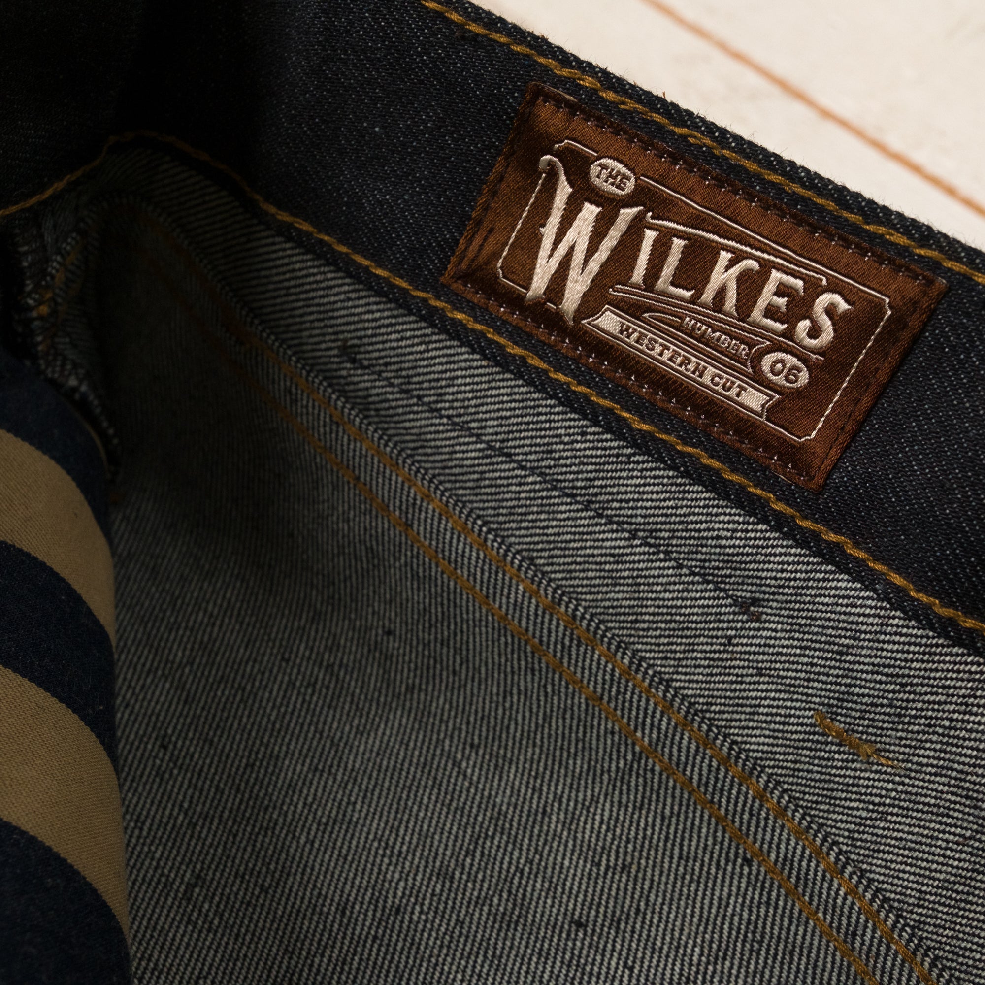 Wilkes Western 14 oz. Indigo denim