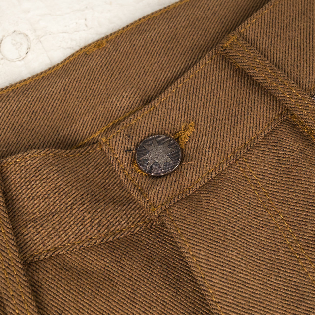 Wilkes Western 15 oz. Brown Denim
