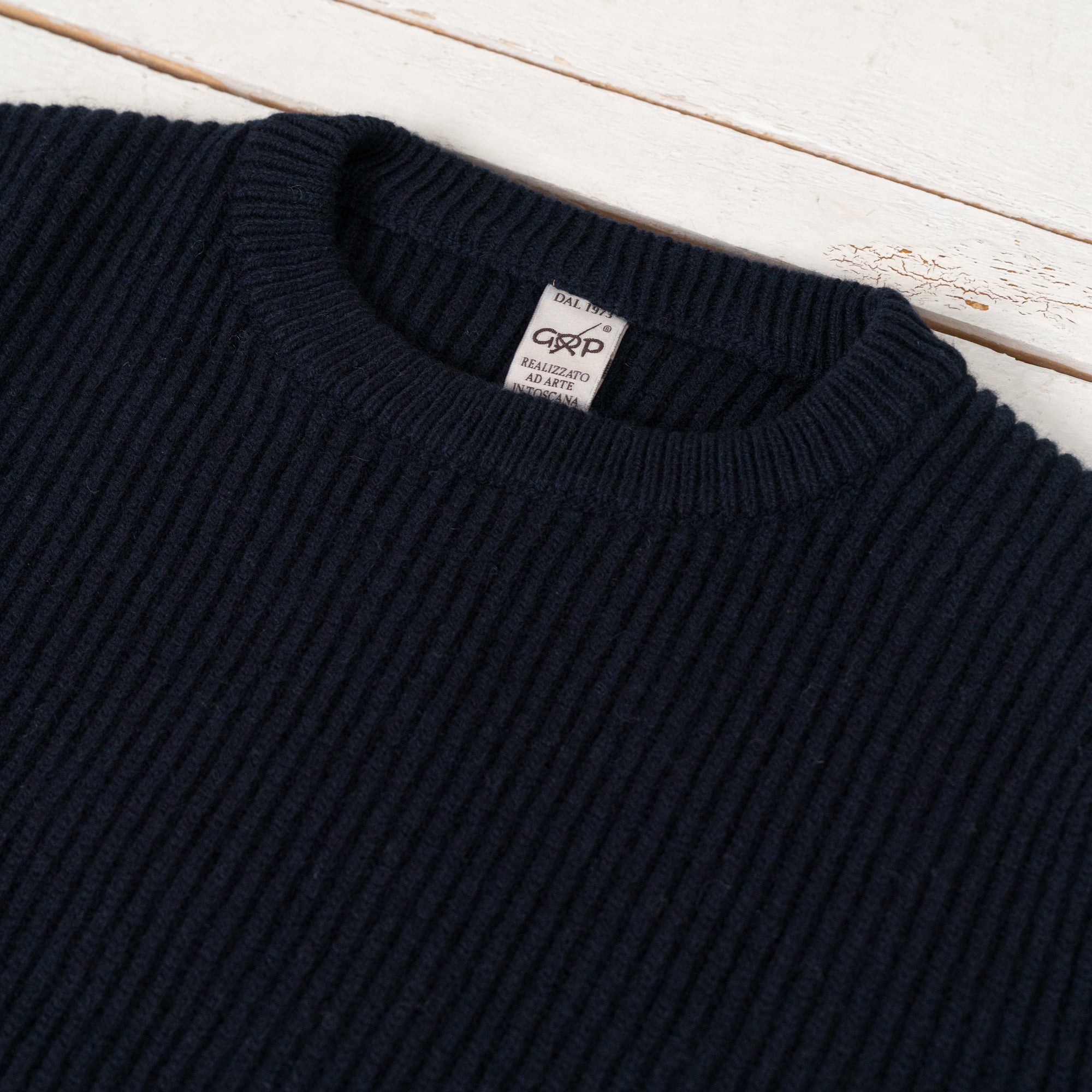 Crewneck Merino Cashmere Blau