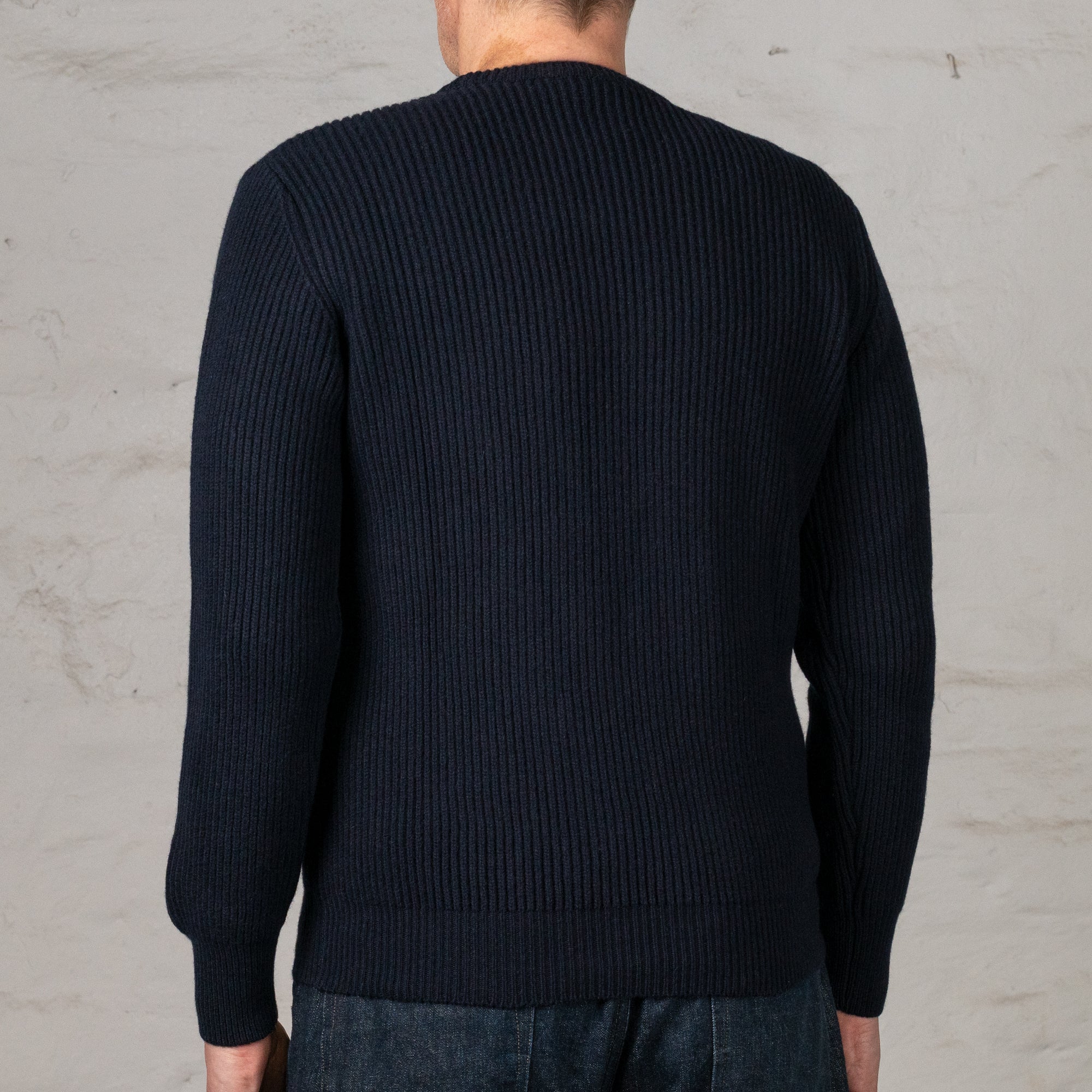 Crewneck Merino Cashmere Blau