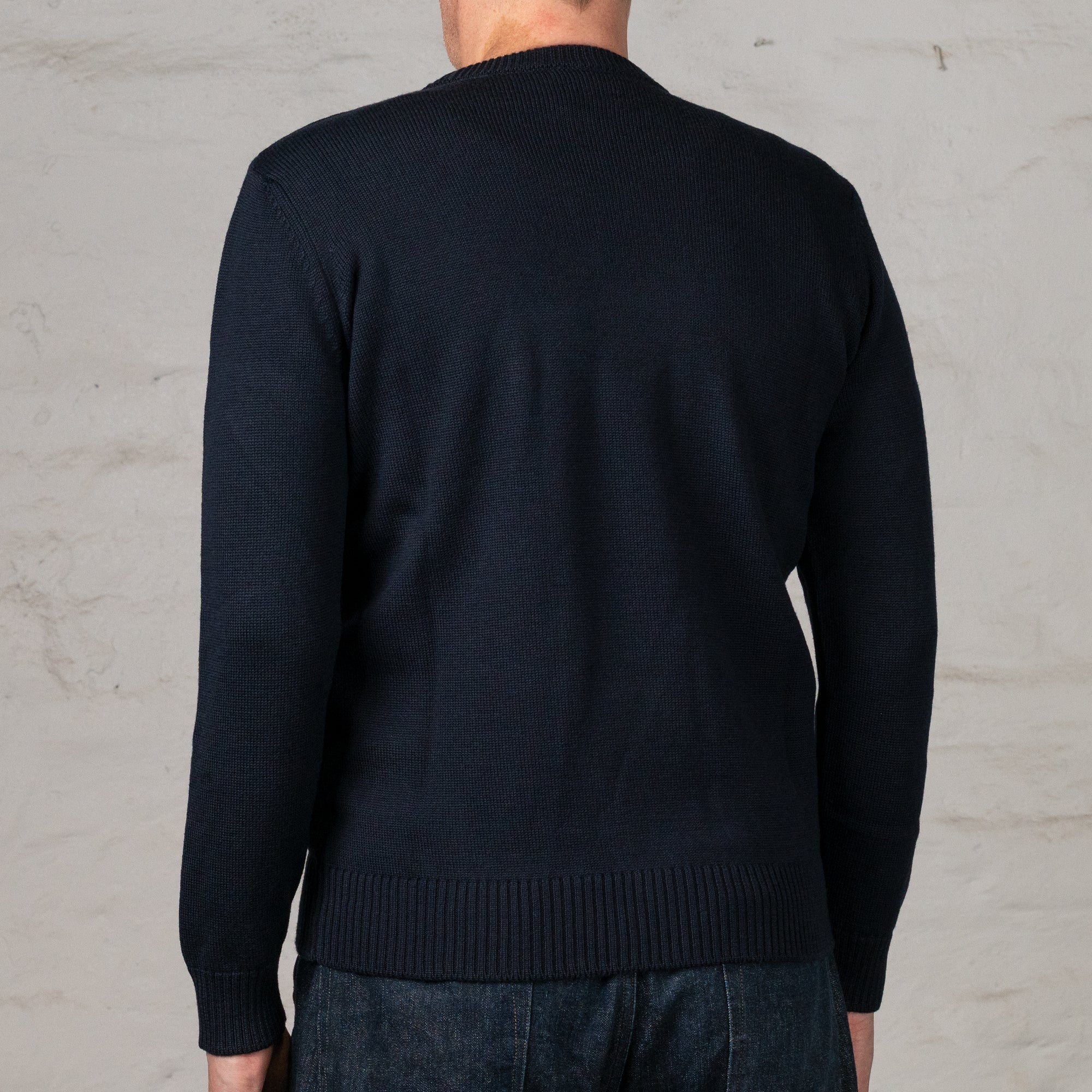 Crewneck Merino Dunkelblau