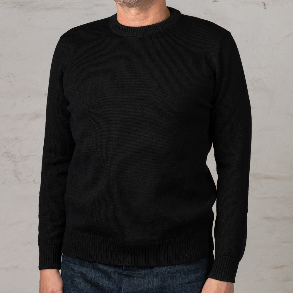 Crewneck Merino Black