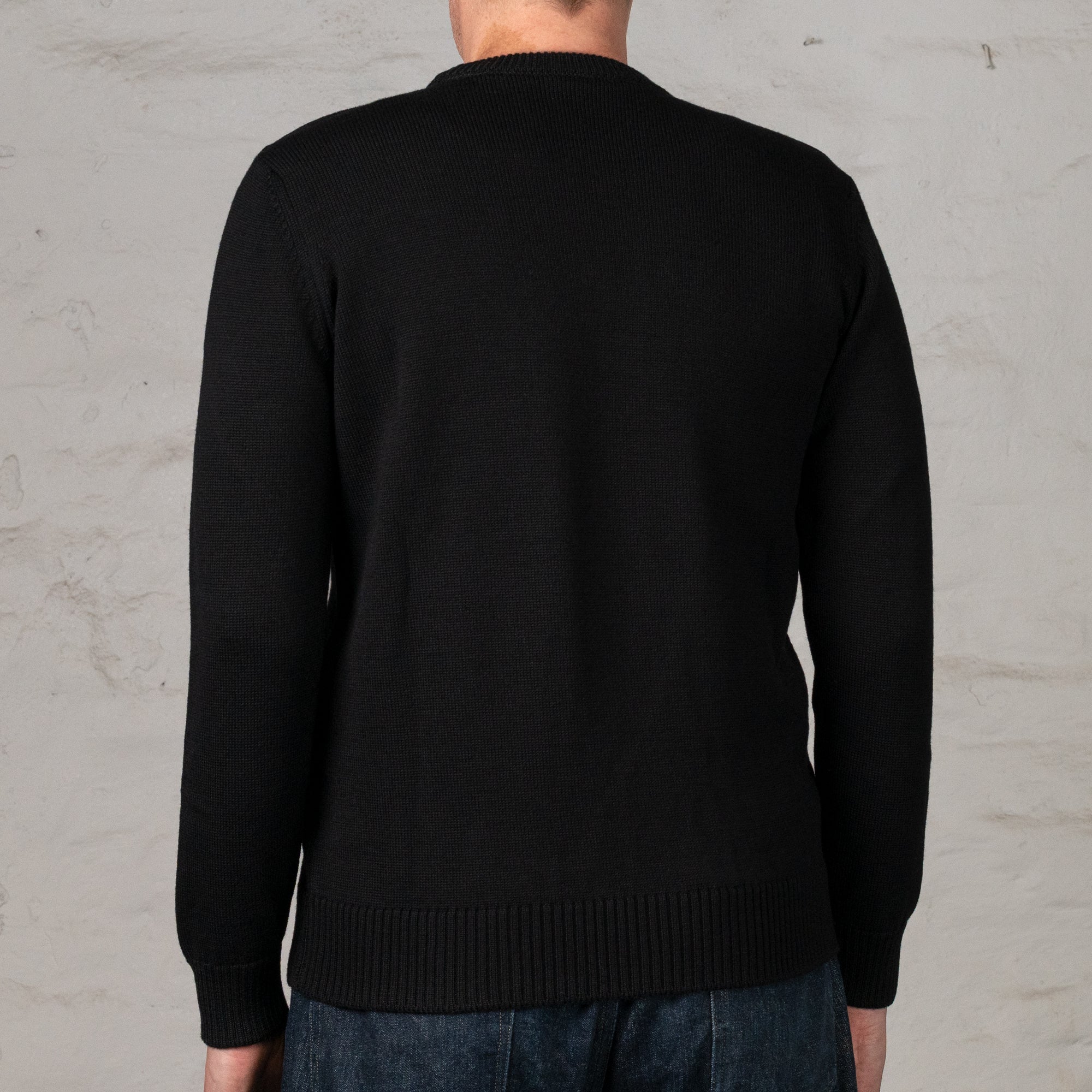 Crewneck Merino Black