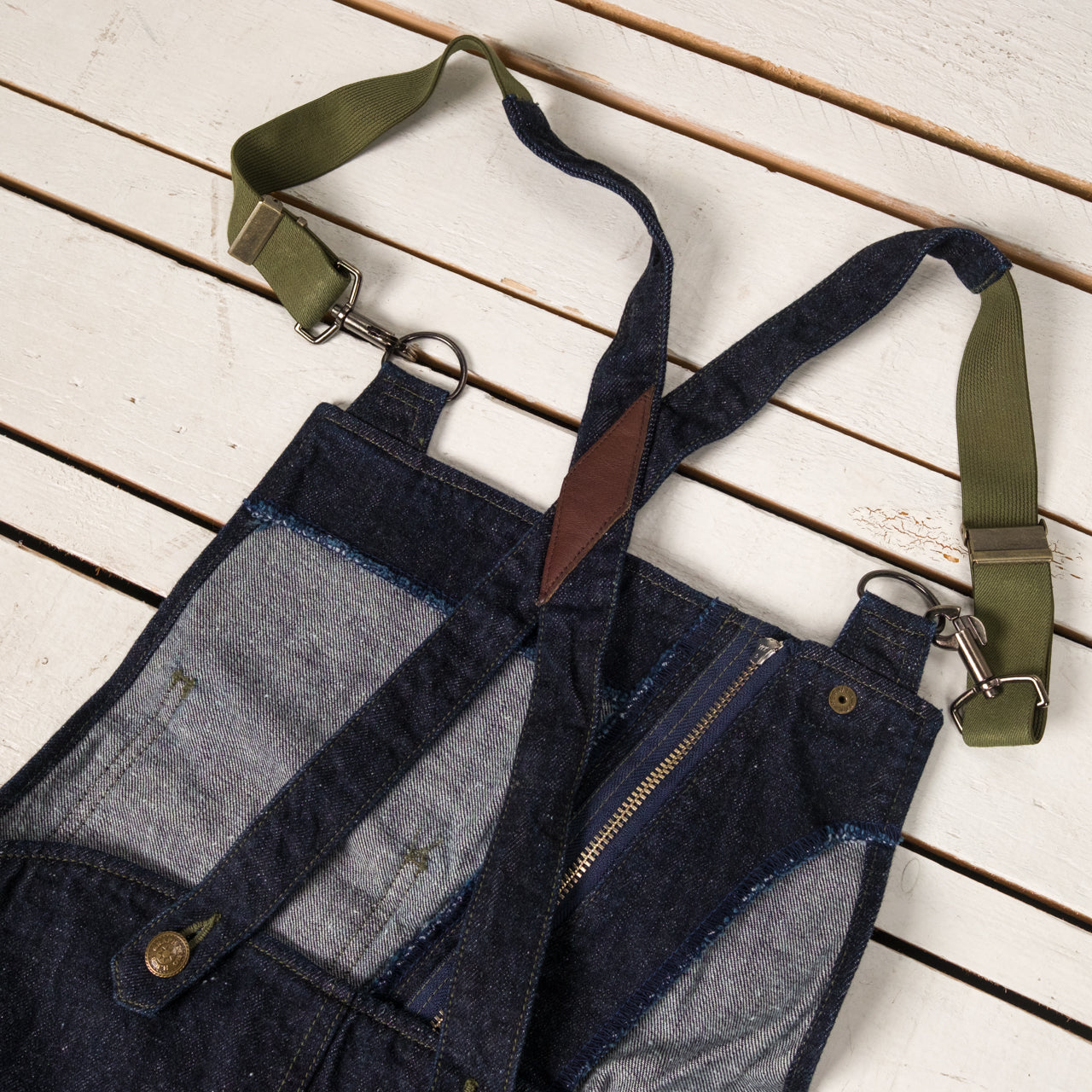Salopette 13 oz. Nep Denim Air Force
