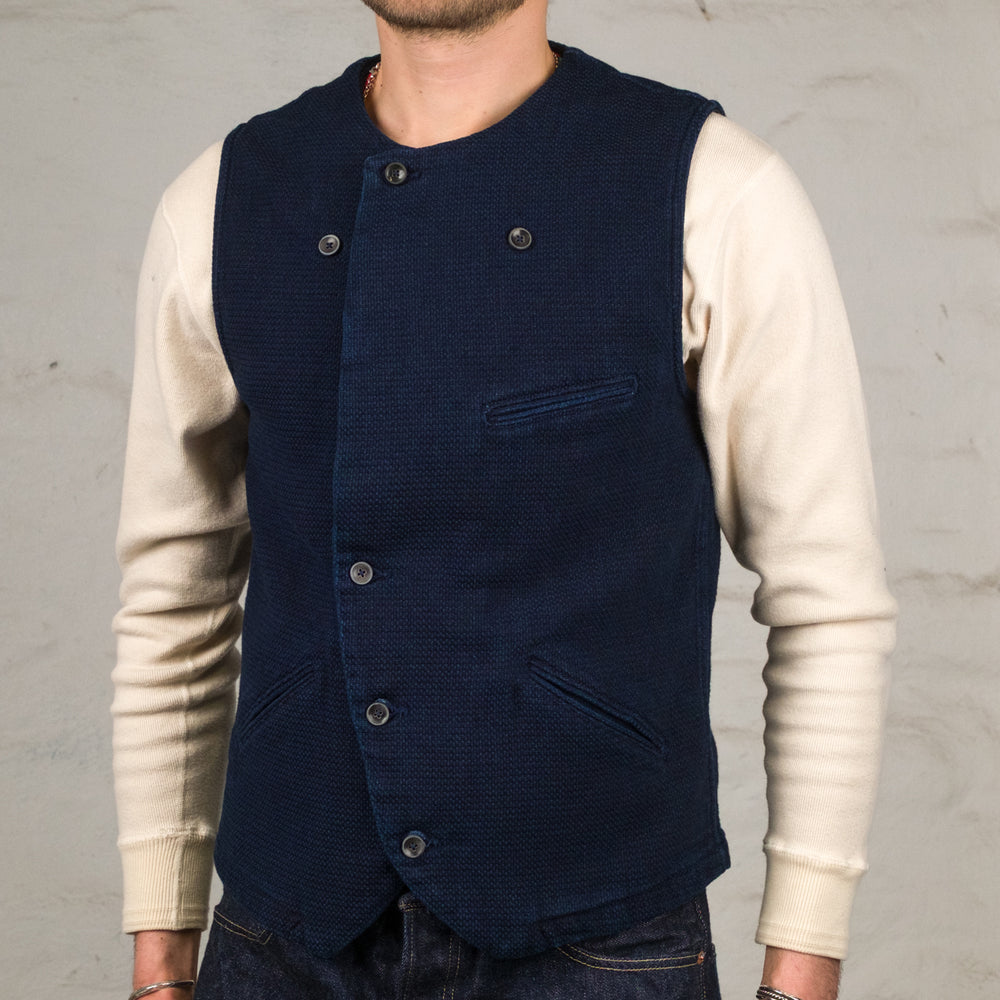 Sashiko Aviator Work Vest