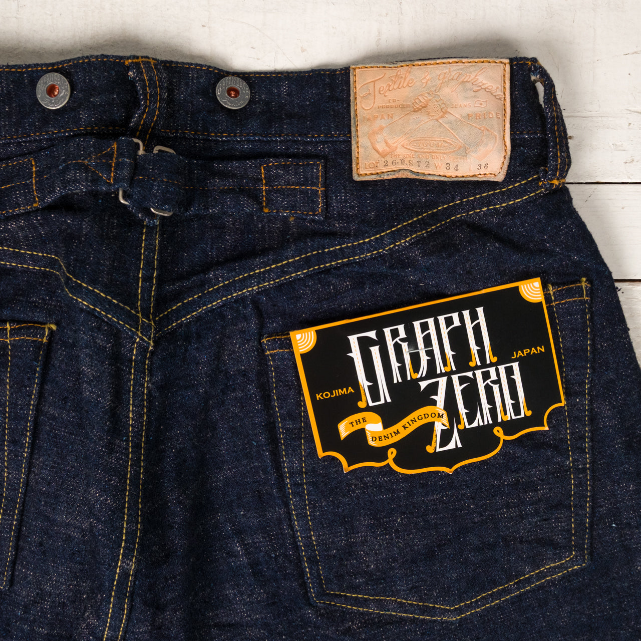 Ultra Slubby Jean Heritage Teint à la Main Indigo 15 oz.