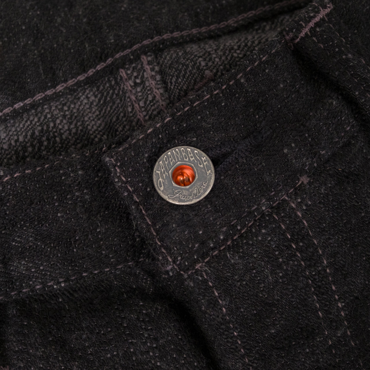 Ultra Slubby 15 oz. Heritage Jeans Hand Dye Schwarz