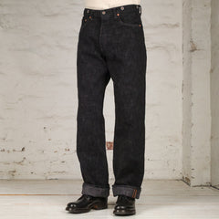 Ultra Slubby 15 oz. Heritage Jeans Hand Dye Schwarz