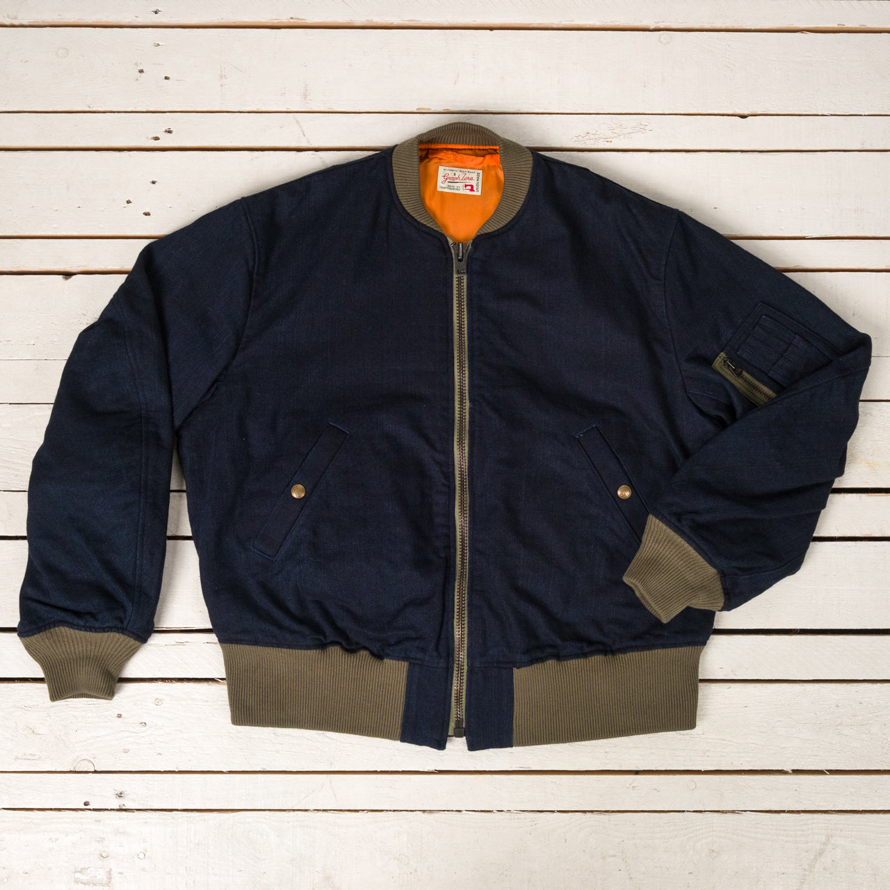 Nep Denim MA-1 Jacket Indigo