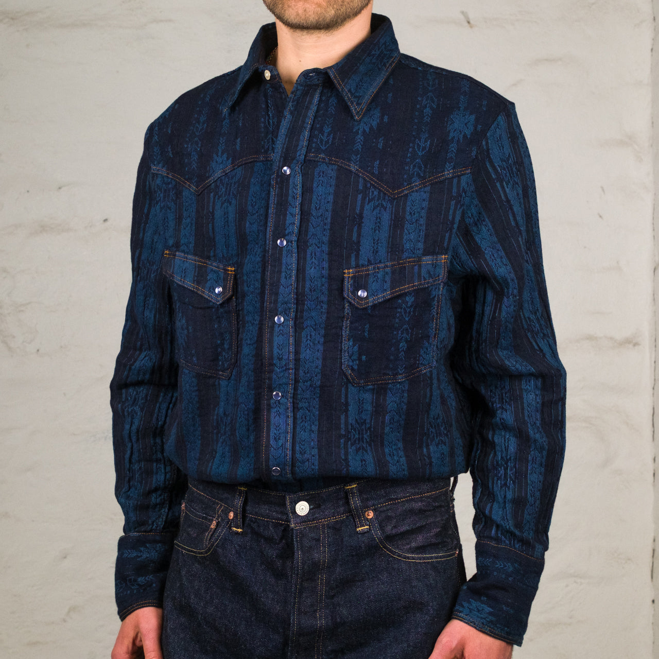 Indigo Western L/S Shirt