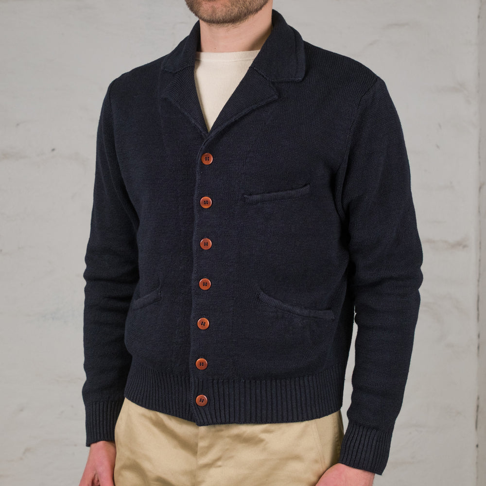 Max Rohr Short Jacket A Linen Blau