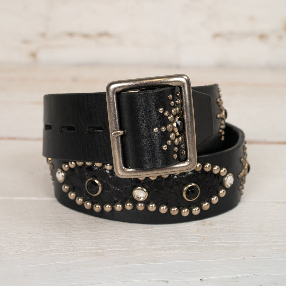 Ceinture Snake Plissken noire