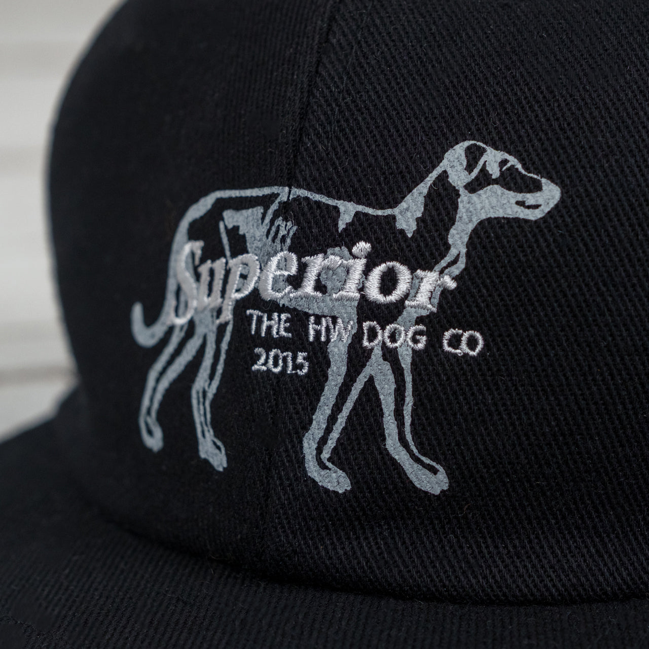 Superior Dog Baseball Cap Black