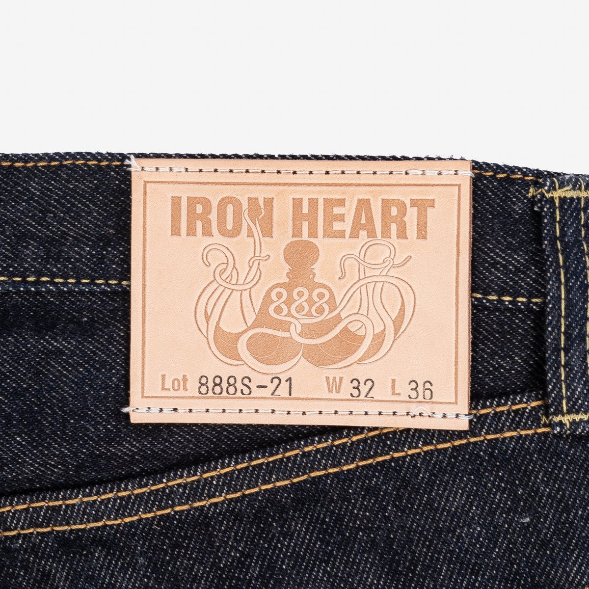 Iron Heart IH-888S 21oz Medium/High Rise Tapered