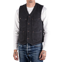 IHV-02-BLK 12 oz. Wabash/Duck Work Vest Black/Black