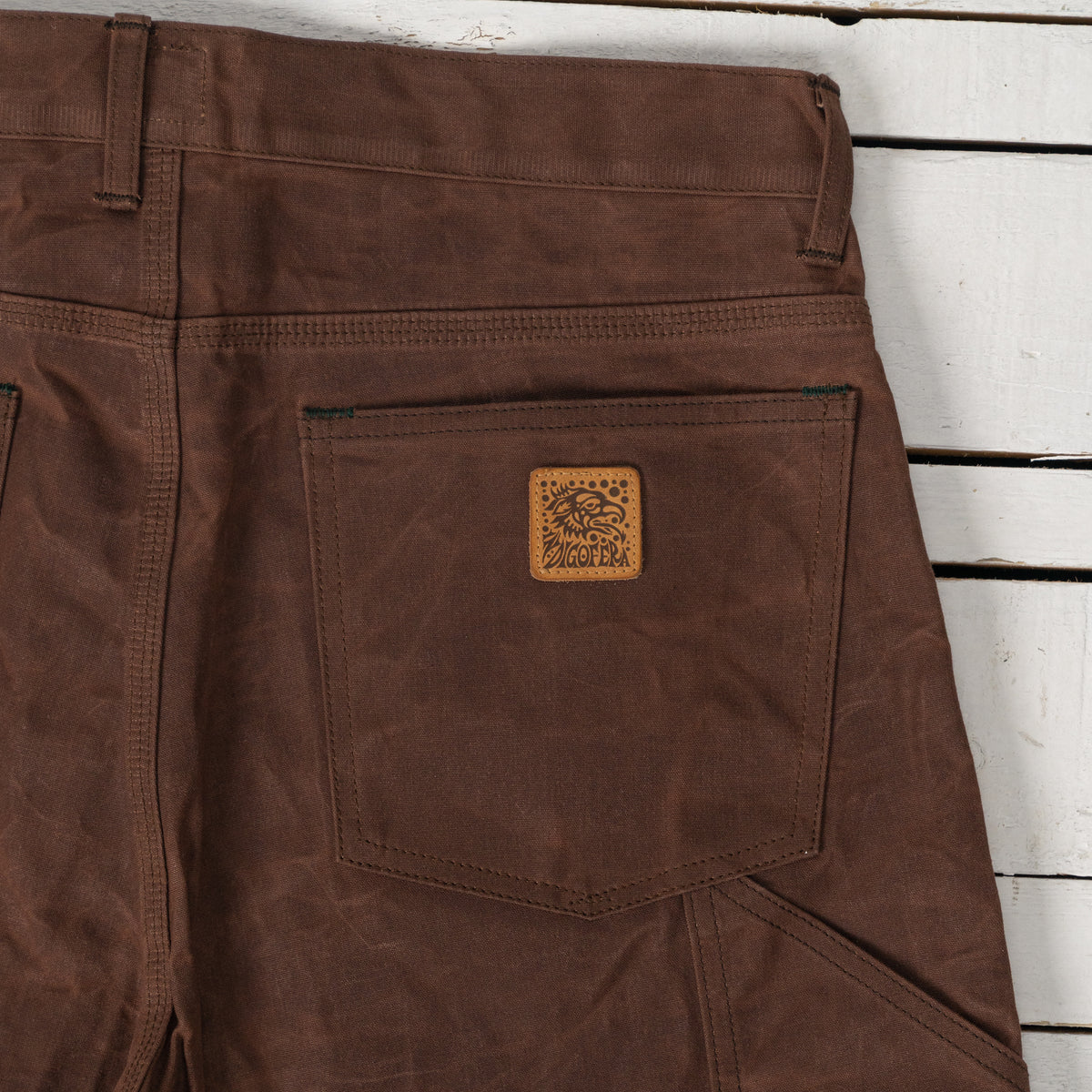 Wendell Waxed Canvas Braun