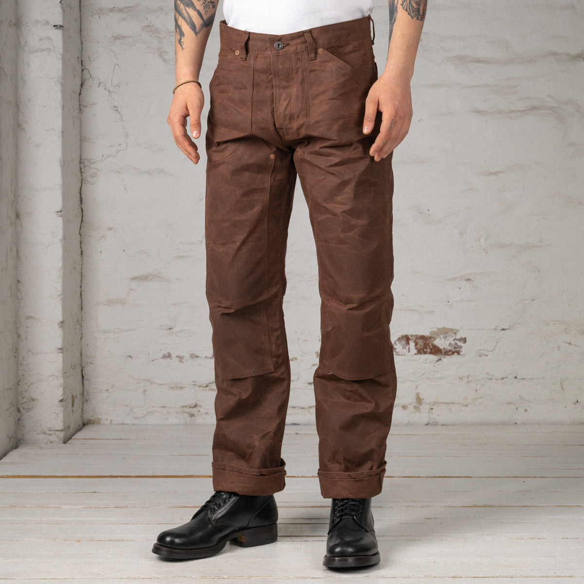 Wendell Waxed Canvas Braun