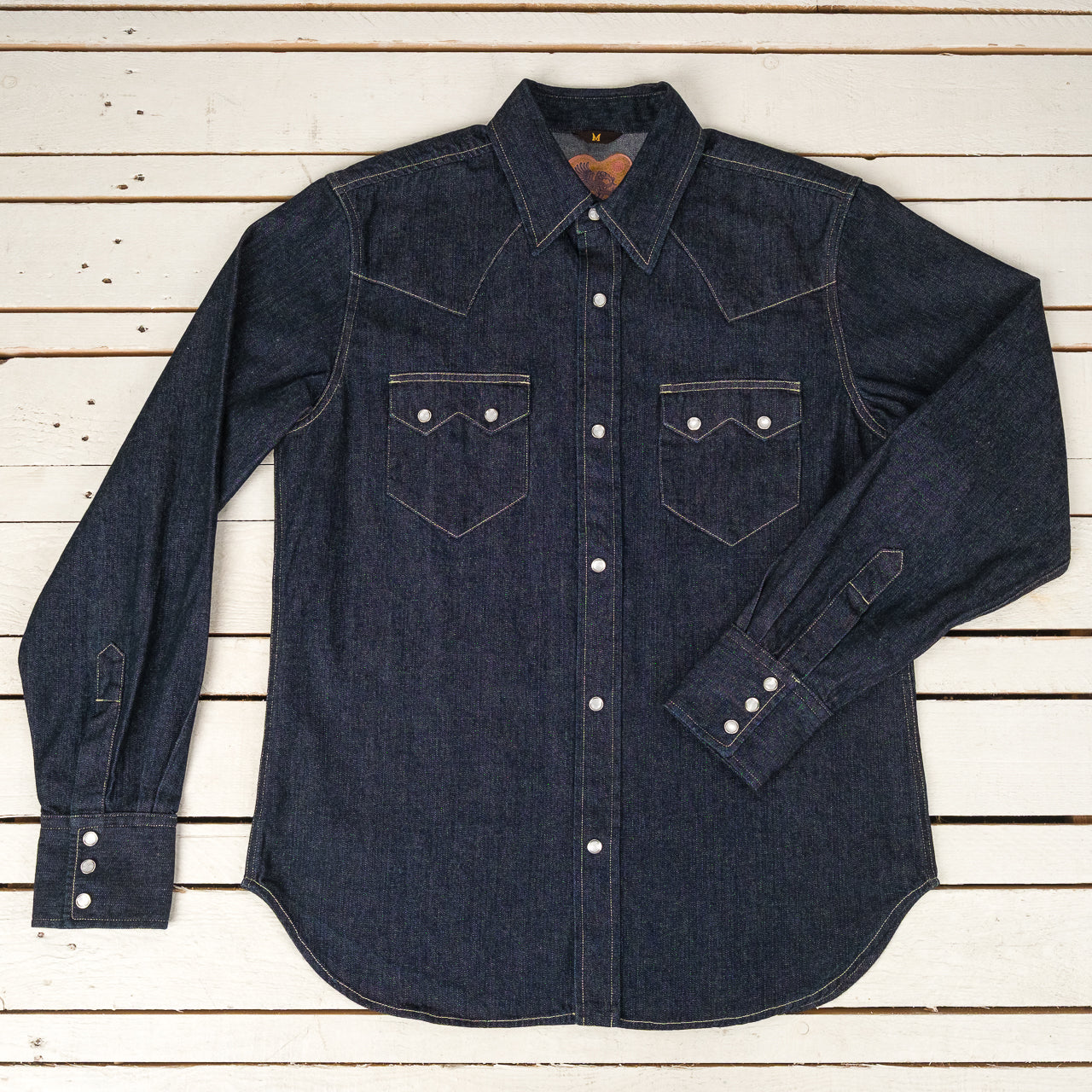 Bowman Western Shirt 50s Denim Soaked