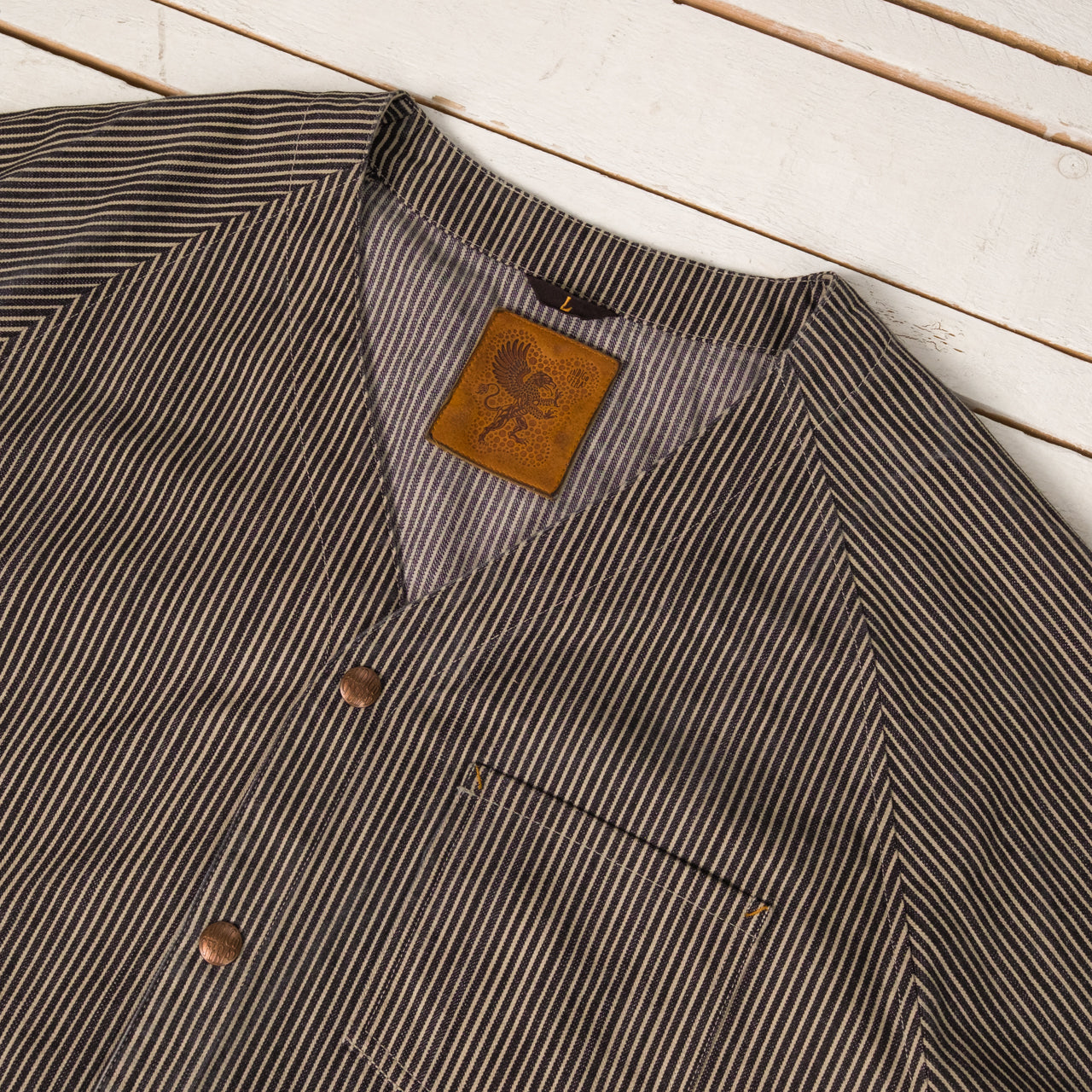 Cobb Shirt Hickory Stripe Black / White