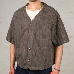 Cobb Shirt Hickory Stripe Noir / Blanc