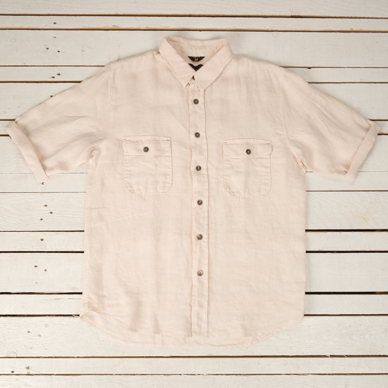 Delray Shirt 6,5 oz. Linen Canvas Broken White