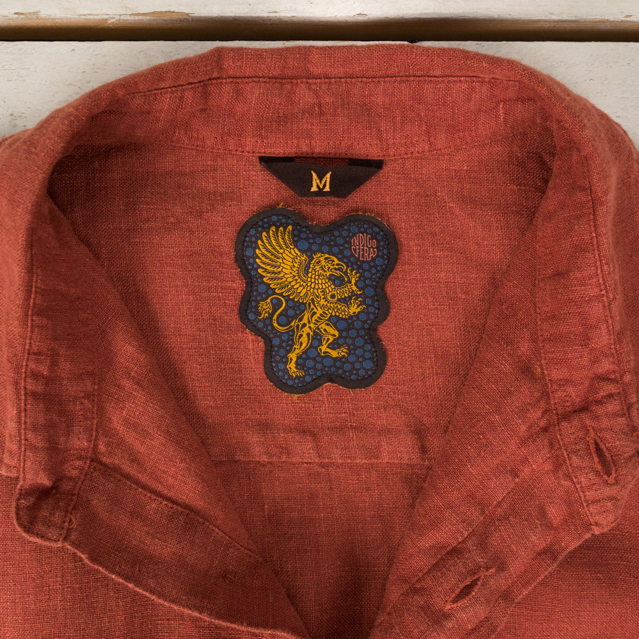 Delray Shirt 6,5 oz. Linen Canvas Rust