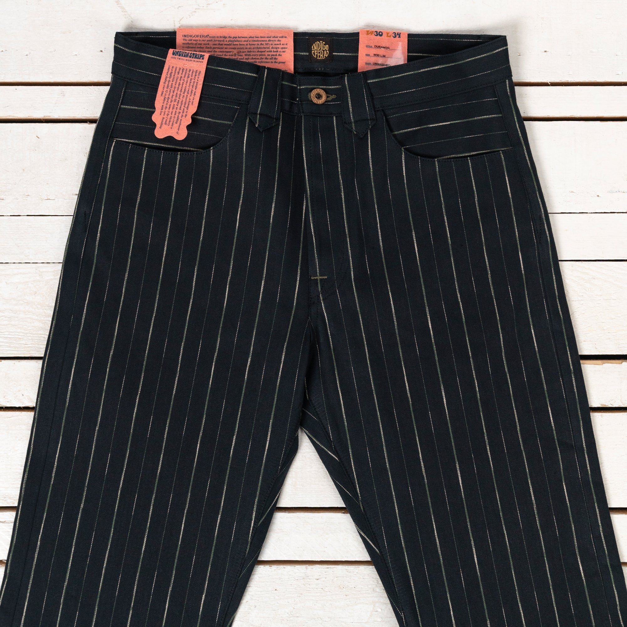 Durango Pants Prima Stripe Coalbone