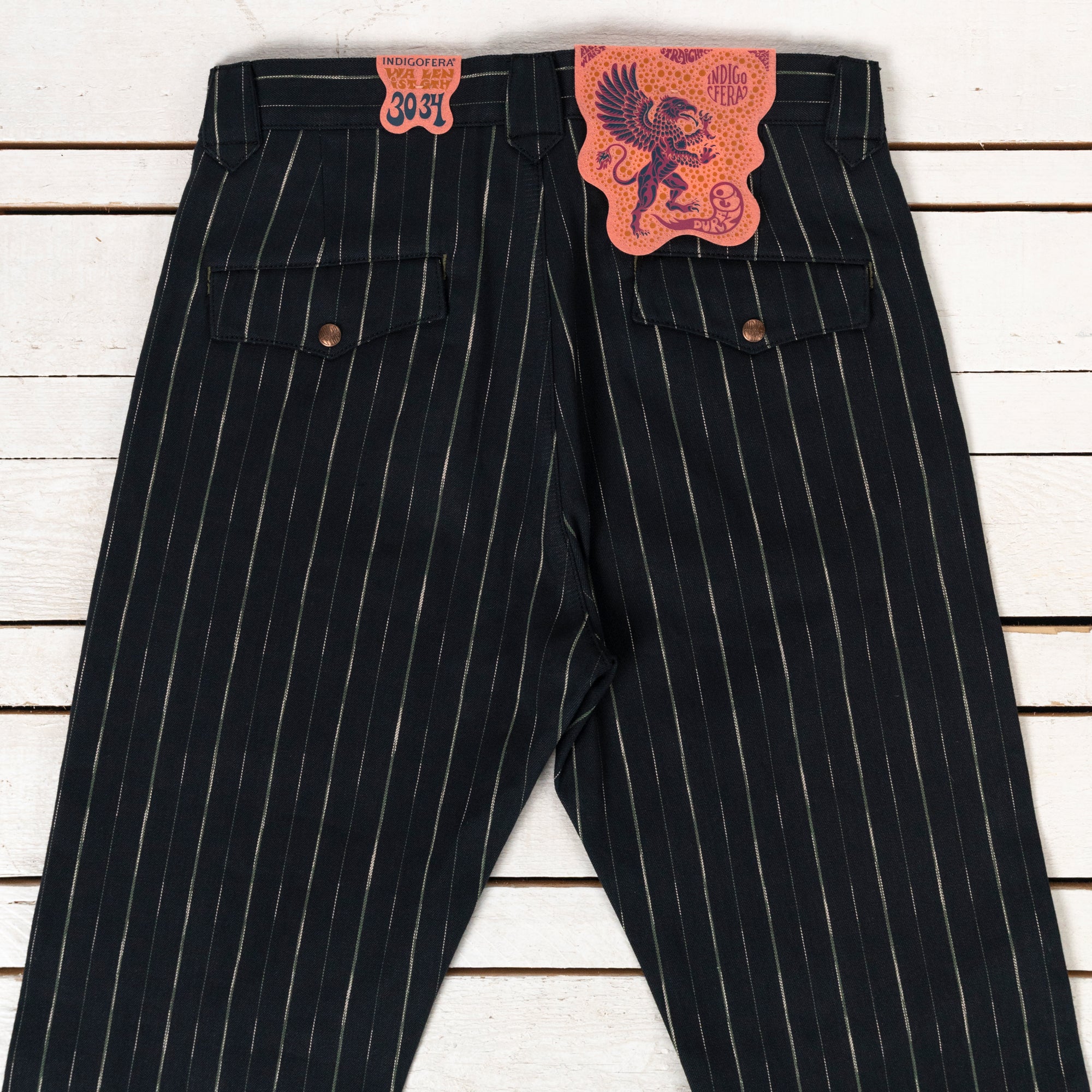 Durango Pants Prima Stripe Coalbone