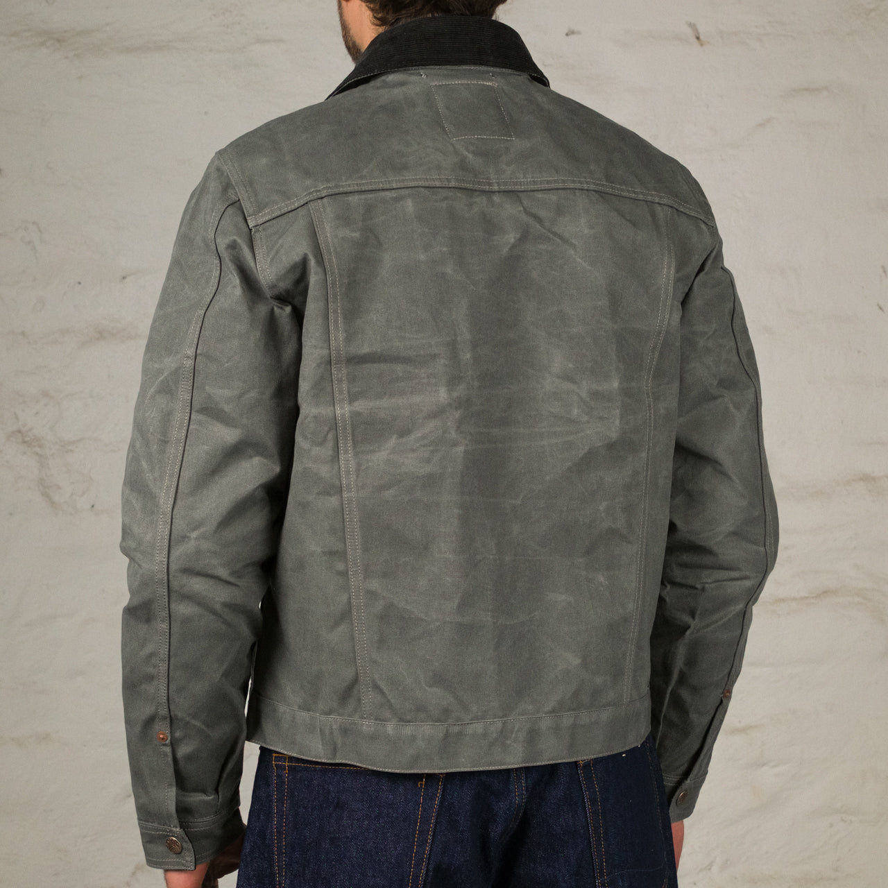Fargo Quarter STPF Waxed Coated Canvas Greyish Green