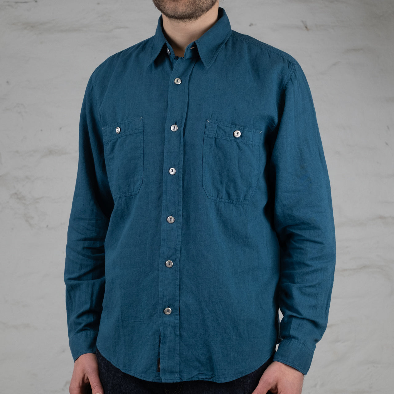McAllen Shirt Mill Scale Canvas Blue