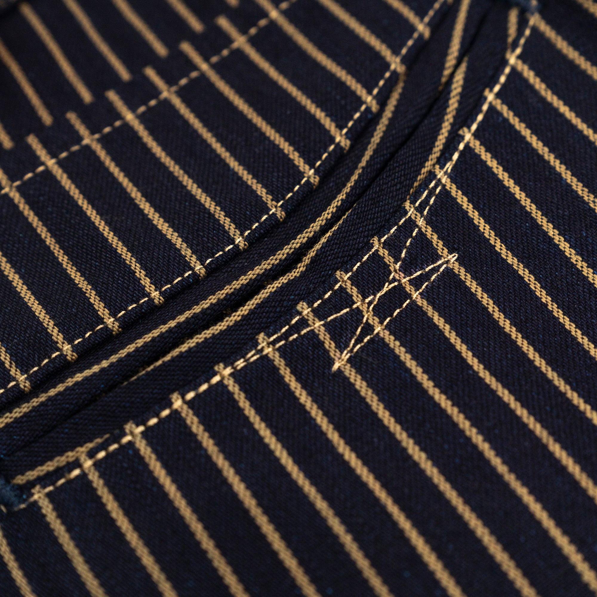 Swearengen Chino Single Stripe Indigo
