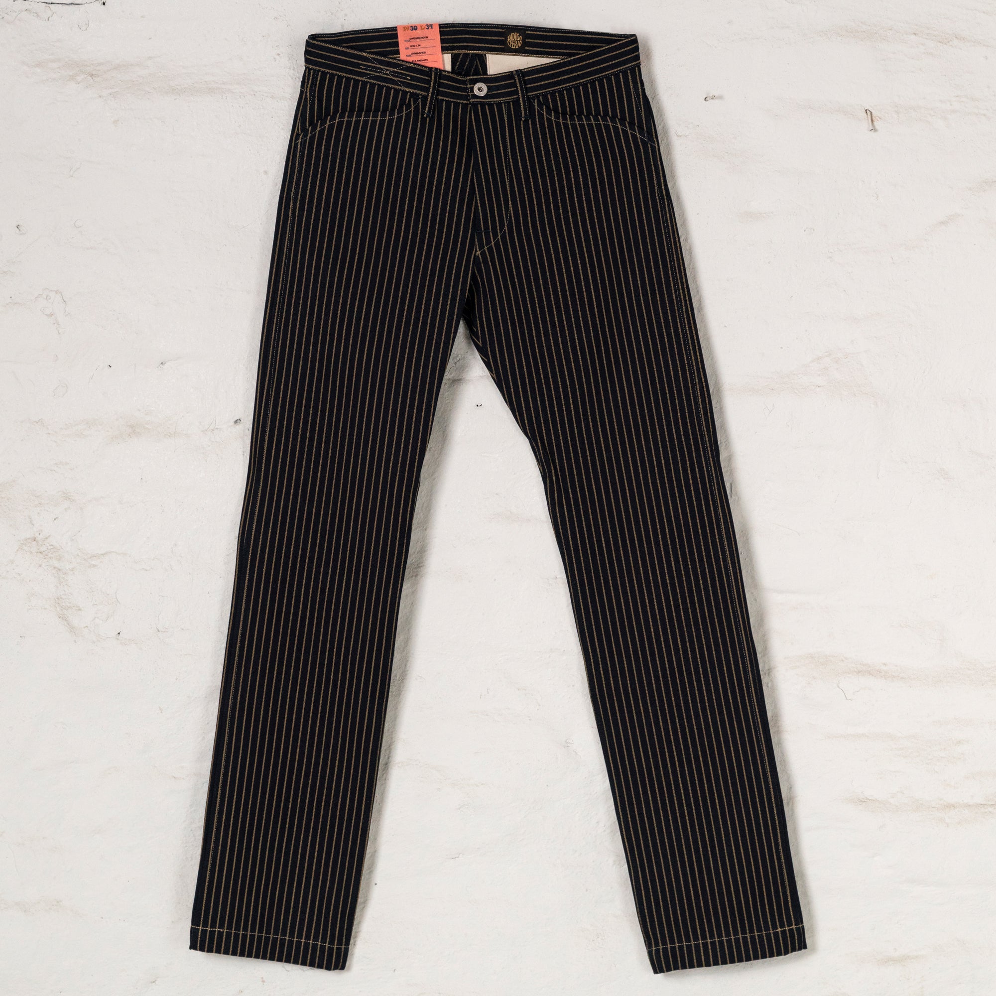 Swearengen Chino Single Stripe Indigo