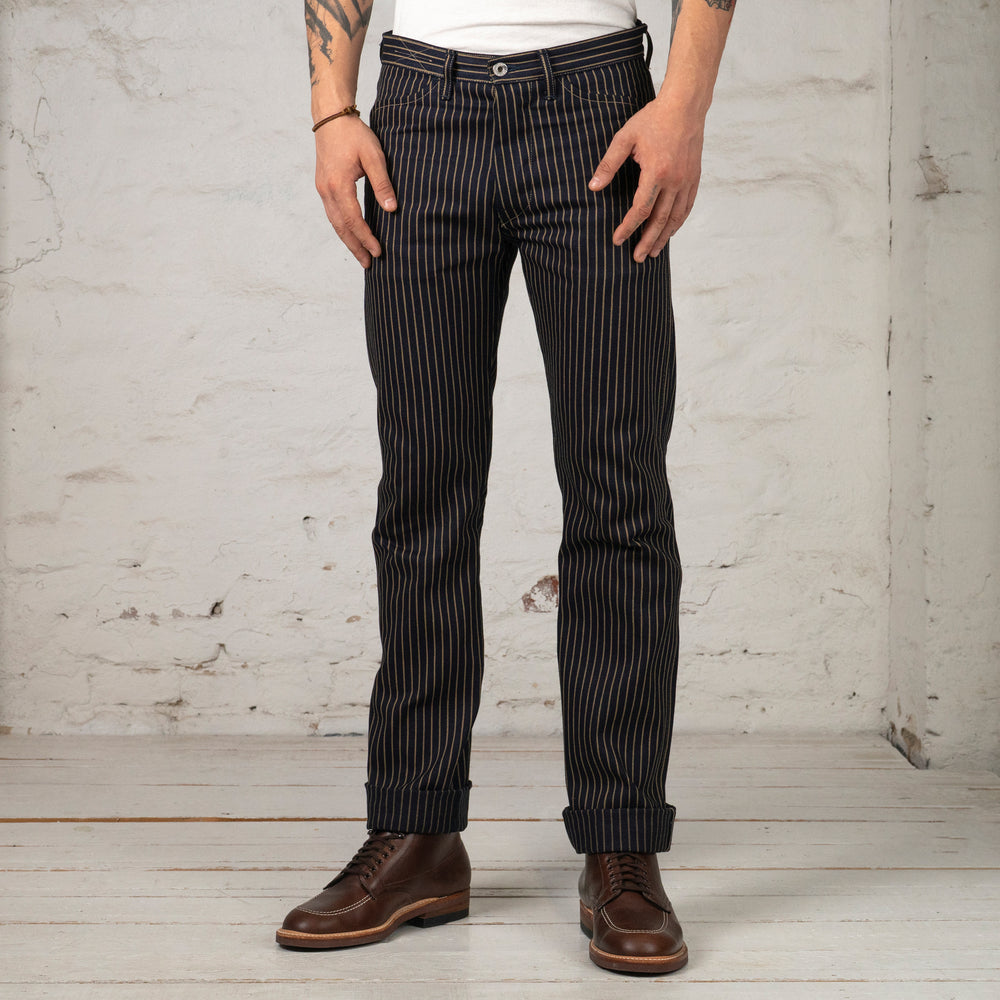 Swearengen Chino Single Stripe Indigo