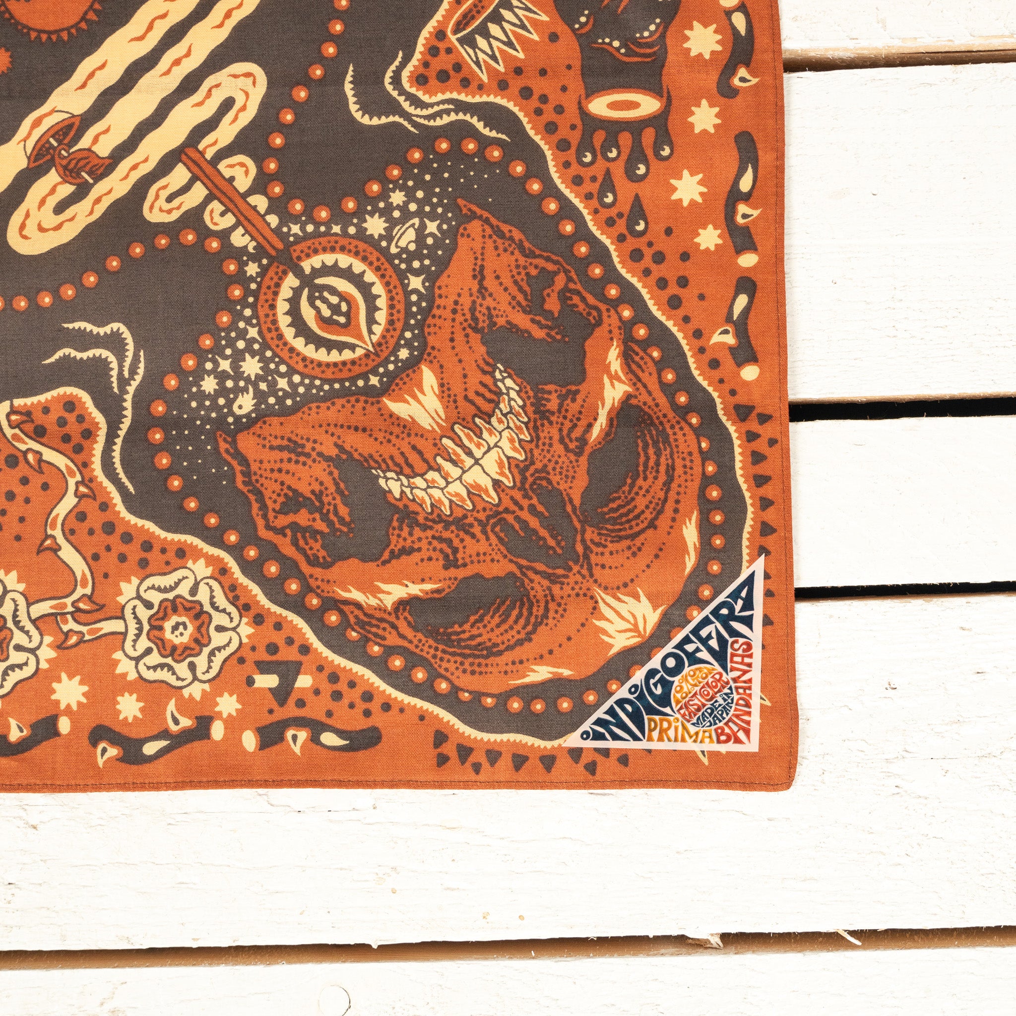 Tarot XIII Bandana Red / Brown