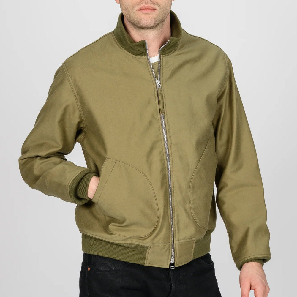 IHM-52-KHA 12 oz. Whipcord Tanker Jacket Khaki