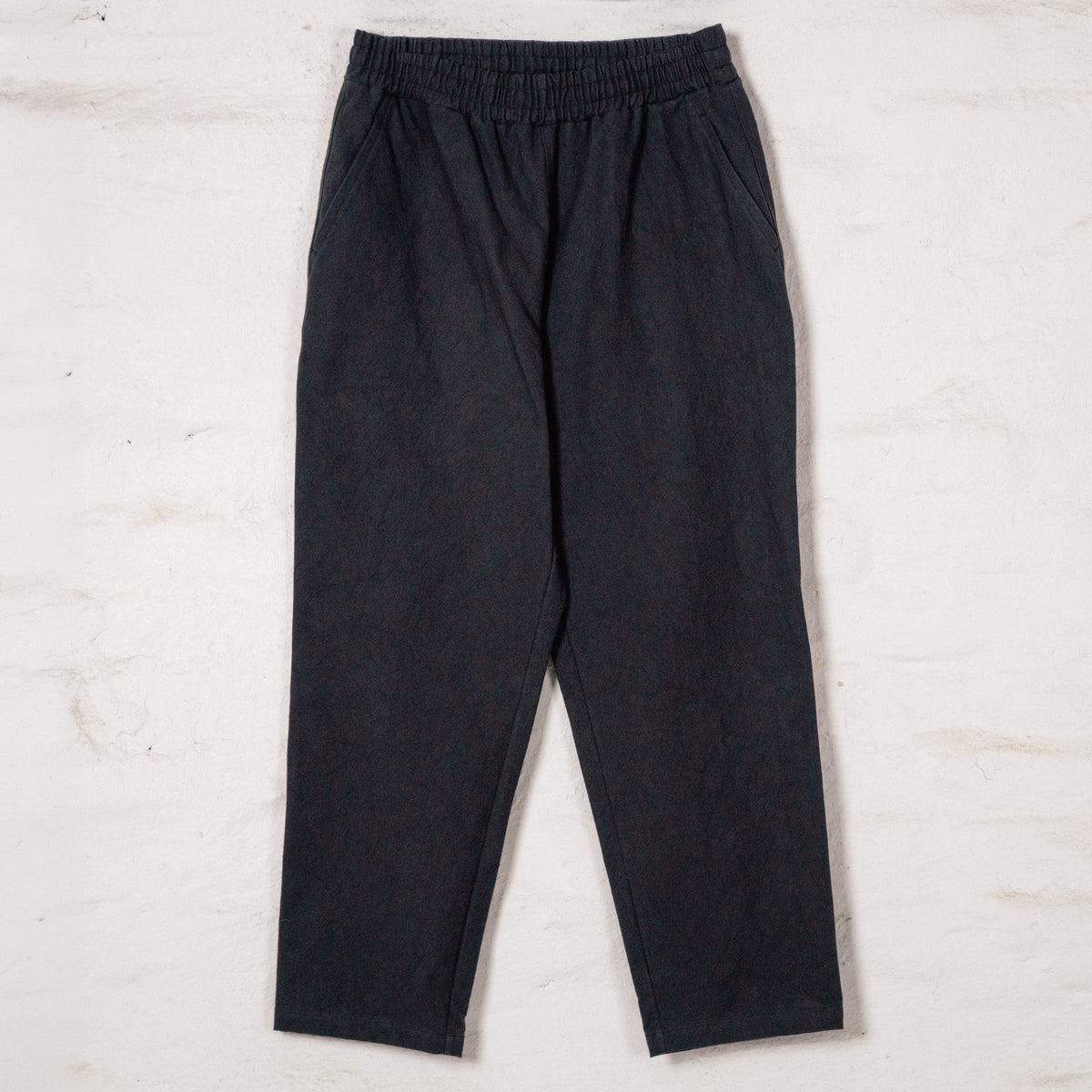 Tenpi Duck Rookie Pants Hem Flat Schwarz
