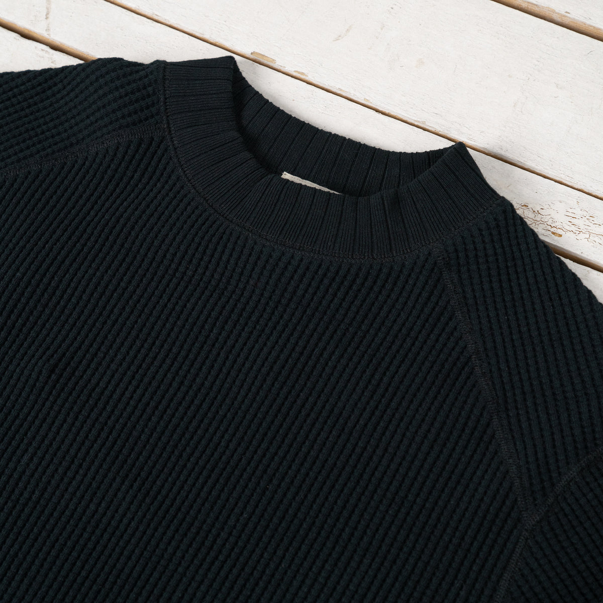 Waffle Midneck Black