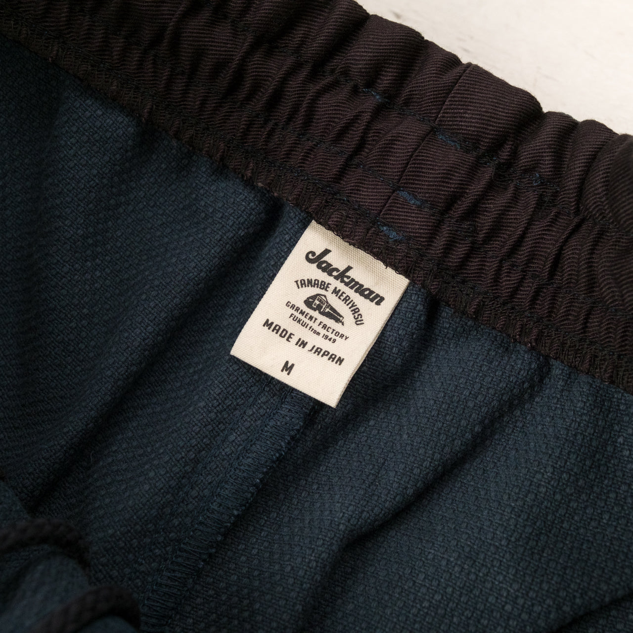 Sashiko Umps Pants Iron Navy