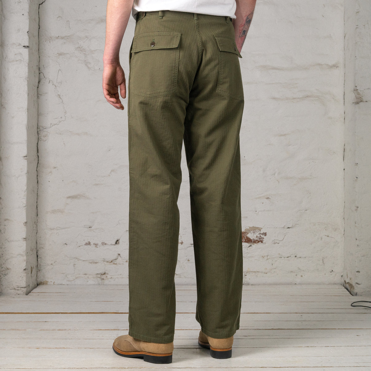 CM47 HBT Baker Pants Olive