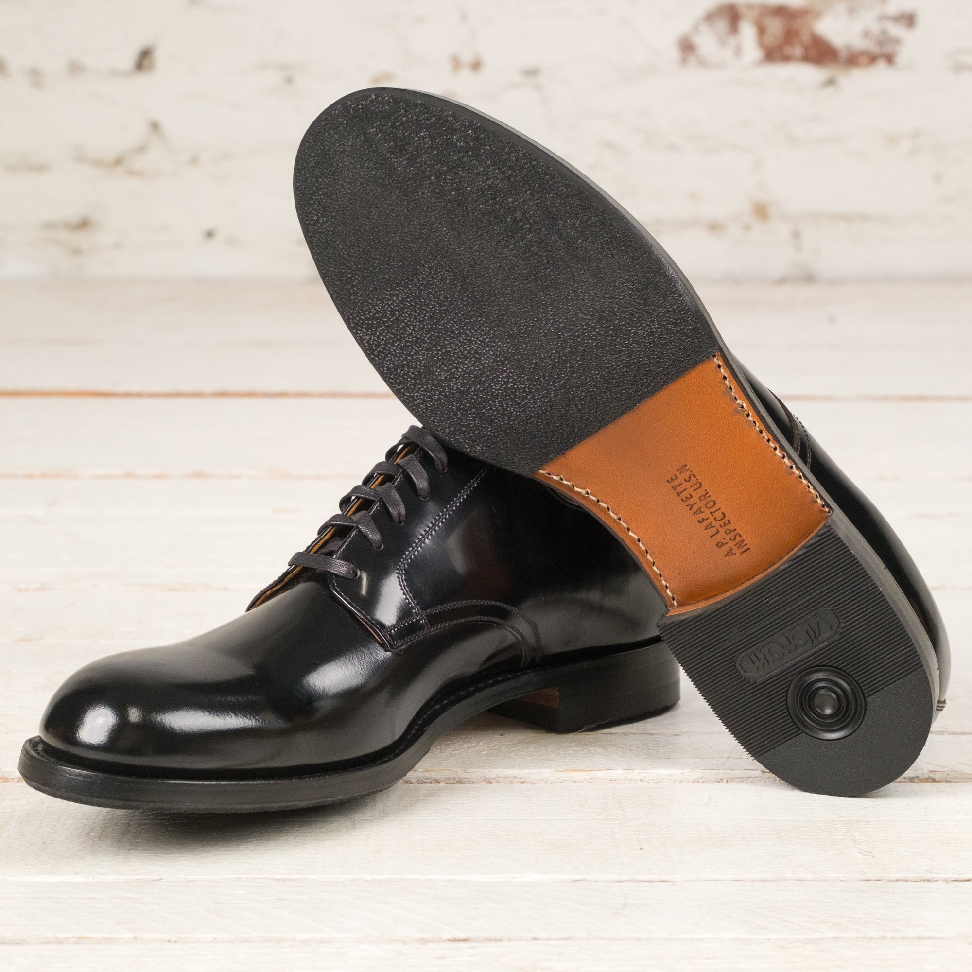 USN 41 Service Shoes Black