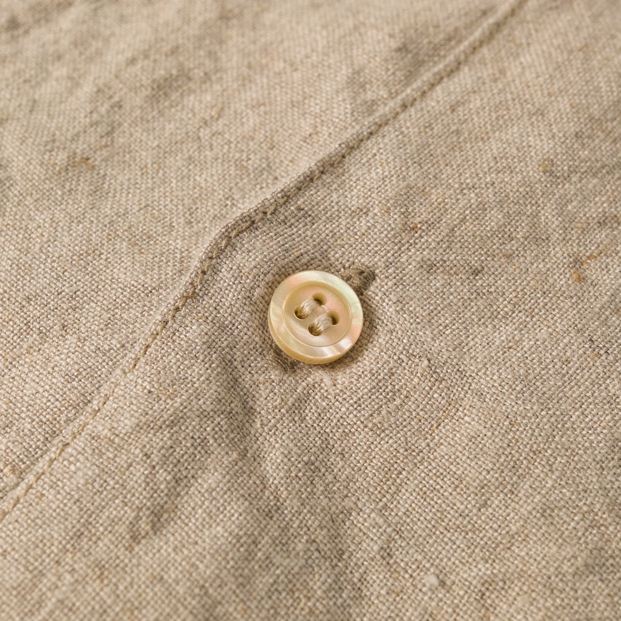 Linen Cambrai Shirt Ecru