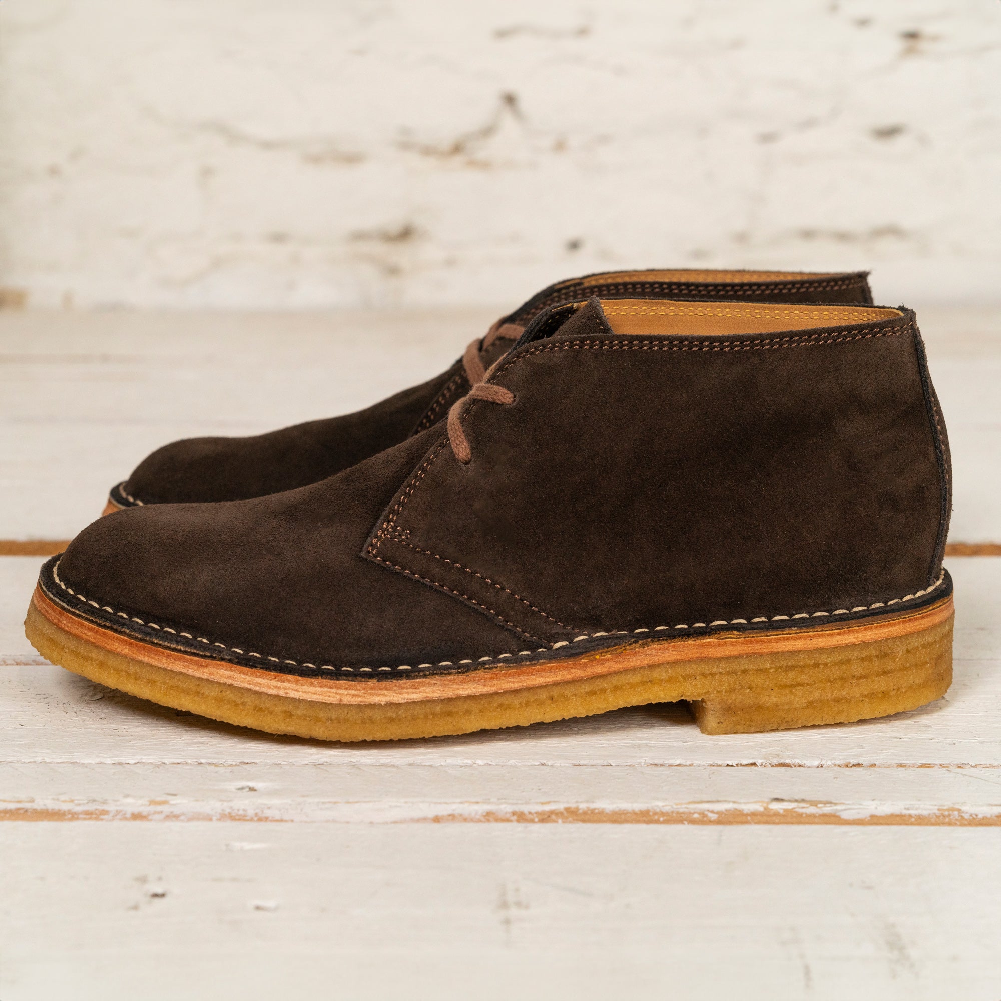 LK-019 Military Desert Boots Japanese Suede Brown