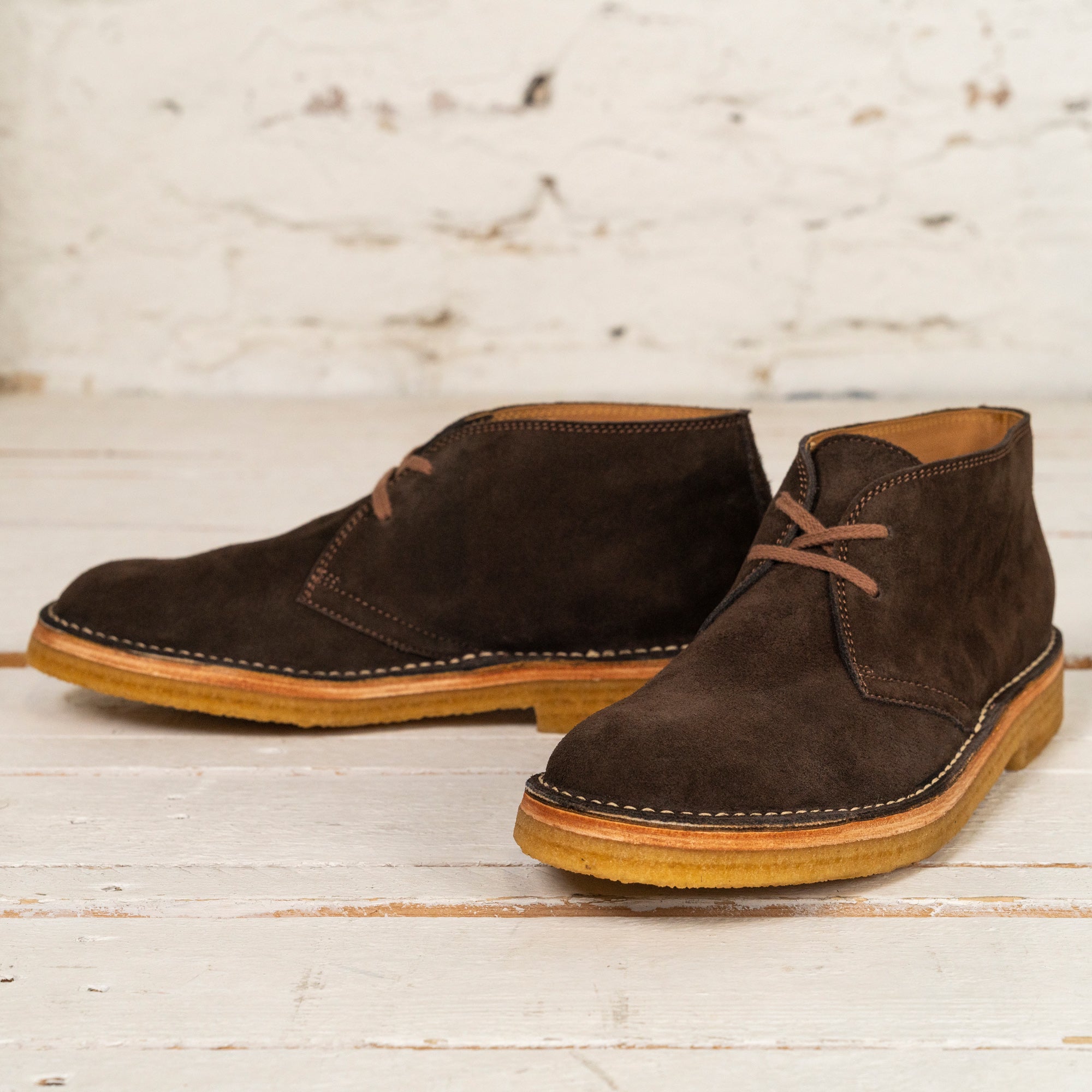 LK-019 Military Desert Boots Japanese Suede Brown